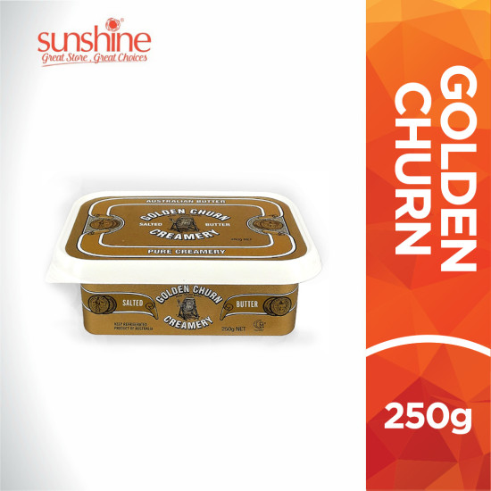 GOLDEN CHURN SALTED TUB BUTTER 250G