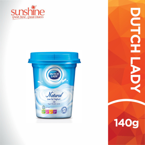 DUTCH LADY LOW FAT YOGURT NATURAL 140G