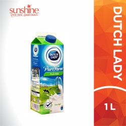 DUTCH LADY PURE FARM FRESH MILK 1L DUTCH LADY PURE FARM FRESH MILK 1L
