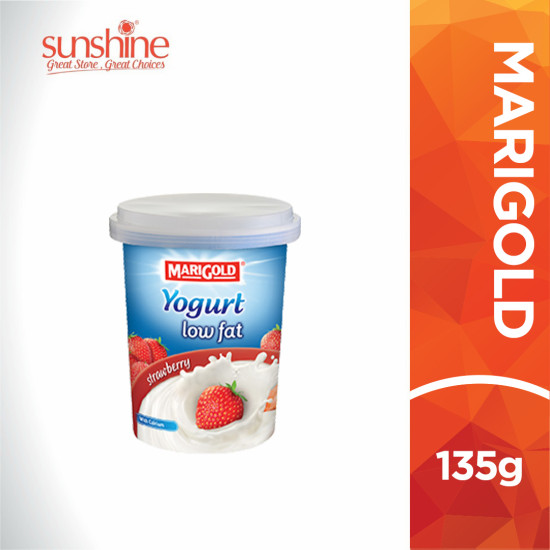 MARIGOLD LOW FAT YOGHURT CREAM STRAWBERRY 130G