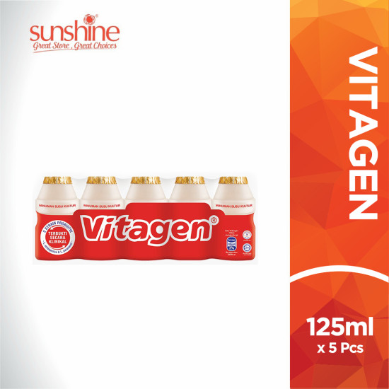 VITAGEN CULTURED MILK DRINK LB FLAVOUR 125ML*5'S

