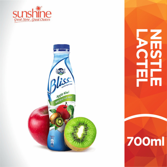 LACTEL BLISS YOGURT DRINK APPLE KIWI 700ML