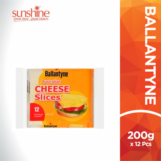 BALLANTYNE CHEESE SLICES 200G