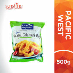 PACIFIC WEST TEMPURA CLAMARI RINGS 500G PACIFIC WEST TEMPURA CLAMARI RINGS 500G