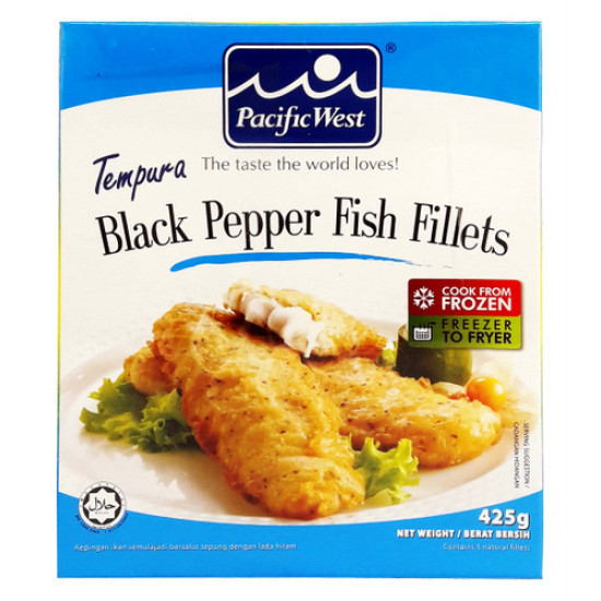 PACIFIC WEST BLACKPEPPER FILLETS 425G