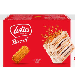 LOTUS SPECULOOS ICE CREAM CAKE 650G