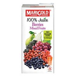 MARIGOLD 100% JUICE PEAR MIXED BERRY 1L