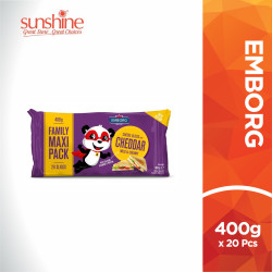 EMBORG JUNIOR MILD CHEDDAR 400G EMBORG JUNIOR MILD CHEDDAR 400G