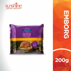 EMBORG GOUDA CHEESE SLICE 200G EMBORG GOUDA CHEESE SLICE 200G