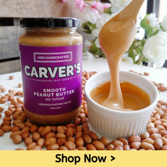 CARVER'S PEANUT BUTTER SMOOTH 360G