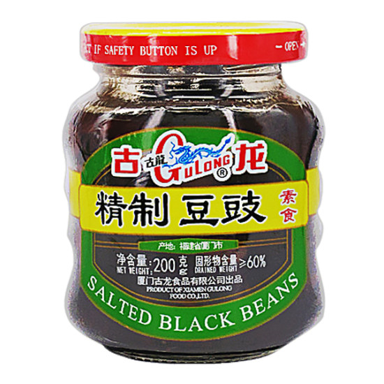 GULONG BLACK BEAN PRESERVED 180GM