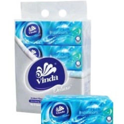 VINDA DELUXE 3 PLY FAICAL TISSUES 100S*4 VINDA DELUXE 3 PLY FAICAL TISSUES 100S*4
