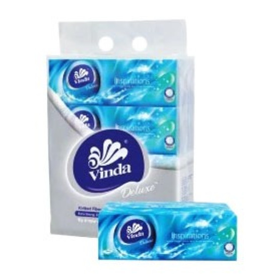 VINDA DELUXE 3 PLY FAICAL TISSUES 100S*4