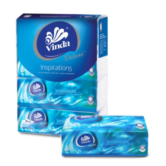 VINDA DELUXE SPT 3PLY TISSUES 120S*4