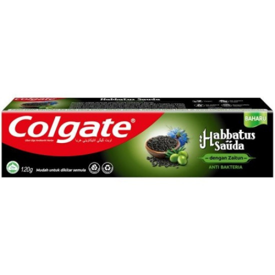 COLGATE TOOTHPASTE HABBATUS SAUDA OLIVE 120GM