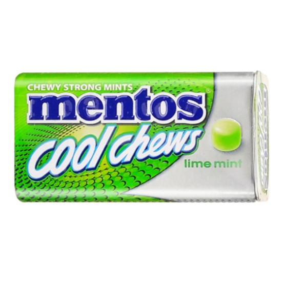 MENTOS COOL CHEWS-LIME MINT TIN