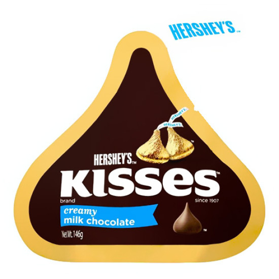 HERSHEY'S KISSES MILK CHOCOLATE 146GM