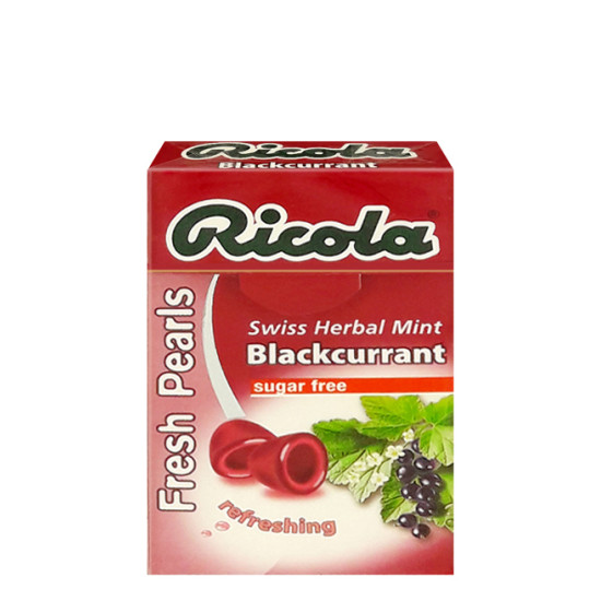 RICOLA PEARL - BLACKCURRANT 25GM