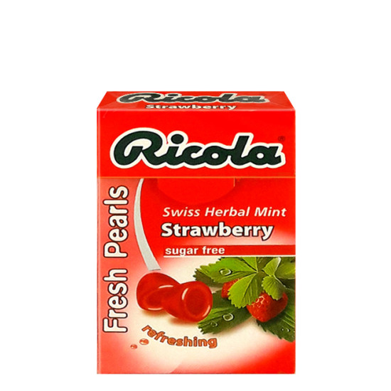 RICOLA PEARL - STRAWBERRY 25GM