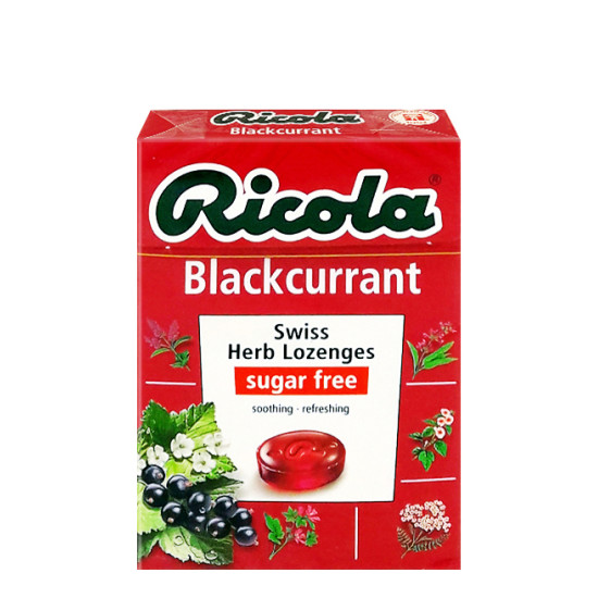 RICOLA LOZENZES - BLACKCURRANT 45GM