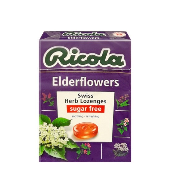 RICOLA LOZENZES - ELDER FLOWER 45GM