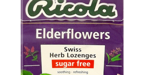 RICOLA LOZENZES - ELDER FLOWER 45GM