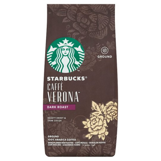 STARBUCKS DARK CAFE VERONA BLEND ROAST GROUND 200G