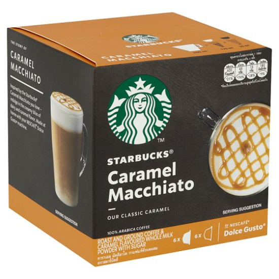 STARBUCKS CARAMEL MACCHIATO 12CAP 128G