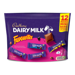 CADBURY DAIRY MILK FAVOURITES DOYBAG 180G CADBURY DAIRY MILK FAVOURITES DOYBAG 180G