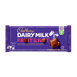 CADBURY FRUIT & NUT 130GM CADBURY FRUIT & NUT 130GM