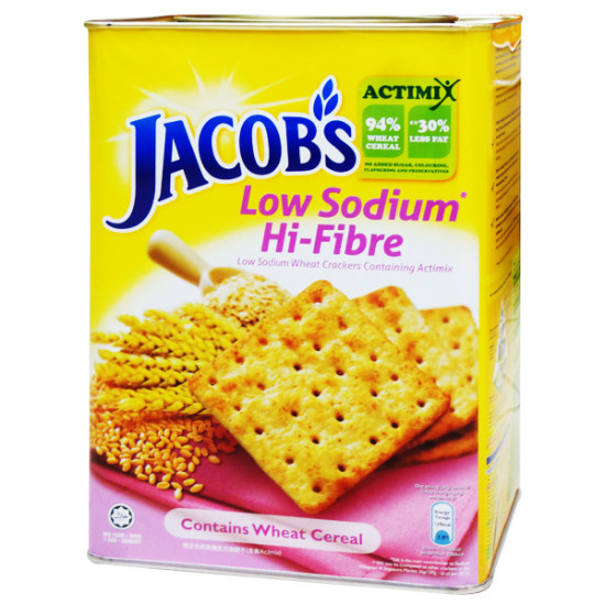 JACOB'S LOW SALT HI-FIBER 600GM