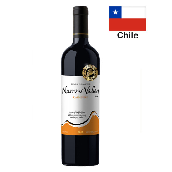 NARROW VALLEY CARMENERE 750ML