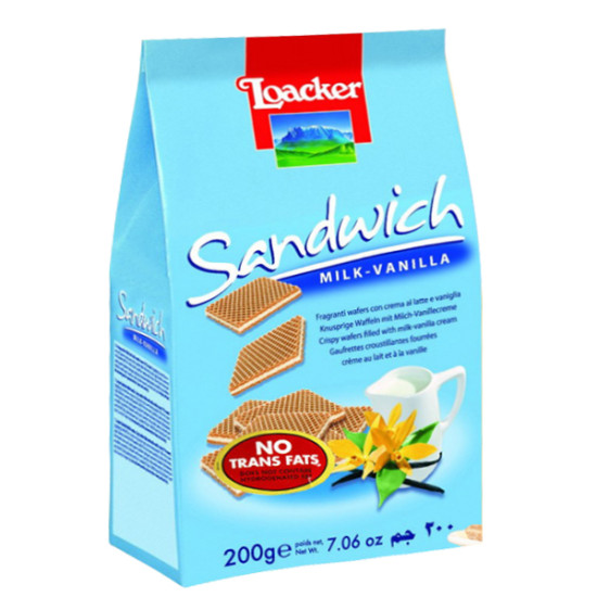 LOACKER MILK & VANILLA 250G