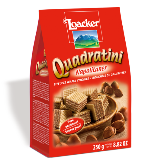 LOACKER QUADRATINI NAPOLITANER 250G