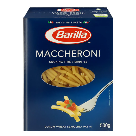 BARRILA MACCHERONI 500GM