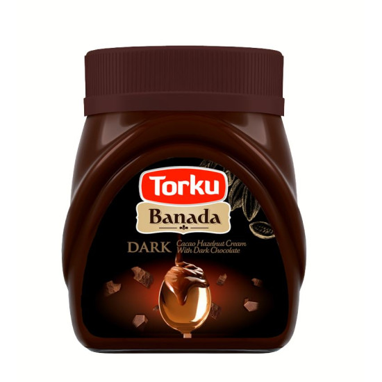 TORKU BANADA HAZELNUT SPREAD WITH DARK CHOCO 370GM