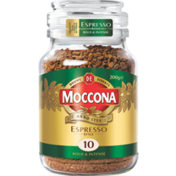 MOCCONA ESPRESSO STYLE 10 200GM MOCCONA ESPRESSO STYLE 10 200GM