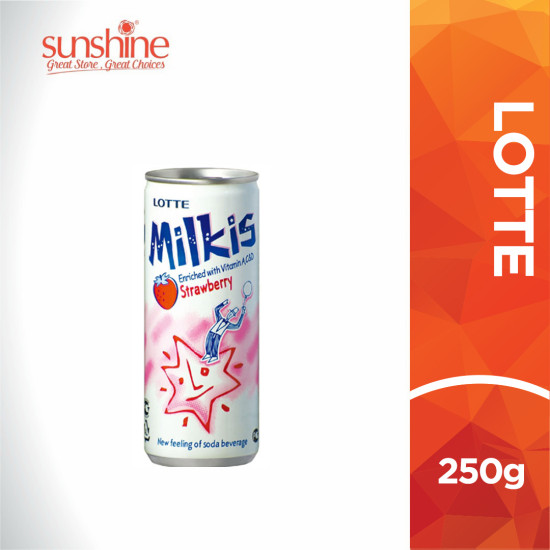 LOTTE MILKIS STRAWBERRY 250ML