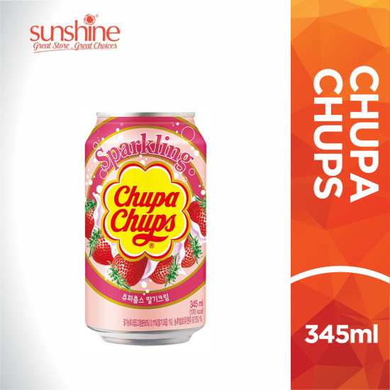 CHUPA CHUPS SPARKING STRAWBERRY 345ML