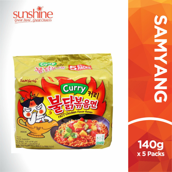 SAMYANG HOT CHICKEN CURRY RAMEN 140GM*5