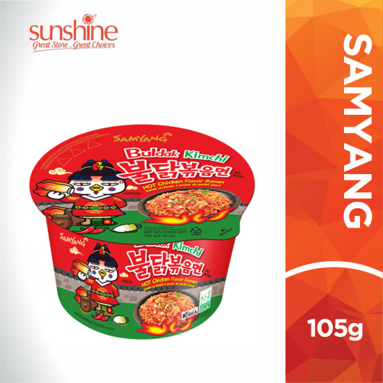 SAMYANG HOT CHICKEN KIMCHI BOWL 105GM