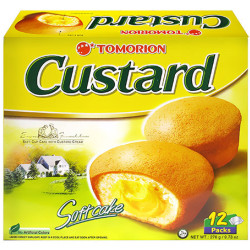 TOMORION CUSTARD SOFT CAKE 376GM TOMORION CUSTARD SOFT CAKE 376GM