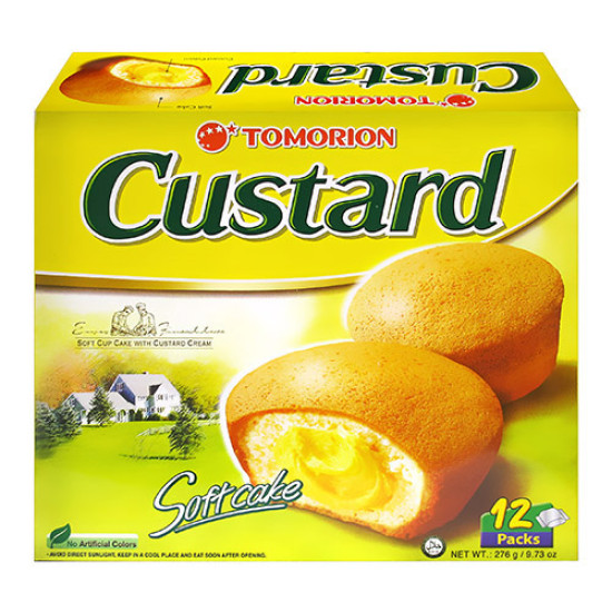 TOMORION CUSTARD SOFT CAKE 376GM