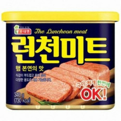 LOTTE LUNCHEON MEAT (PORK&CHICKEN MIX) 340GM LOTTE LUNCHEON MEAT (PORK&CHICKEN MIX) 340GM