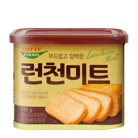 LOTTE LUNCHEON MEAT (PORK&CHICKEN MIX) 340GM