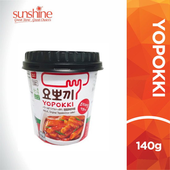 YOPOKI CUP TOPOKKI (HALAL) 140GM