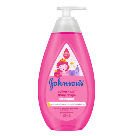 JOHNSON'S ACTIVE KID'S SHAMPOO SHINE DROP 500ML