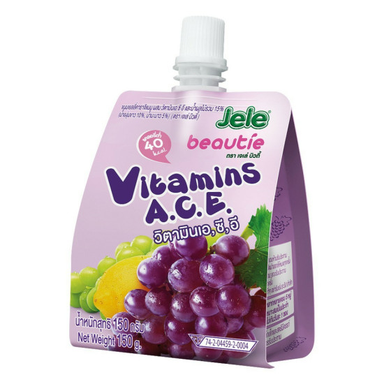 JELE BEAUTIE VITAMIN A.C.E GRAPE 150G