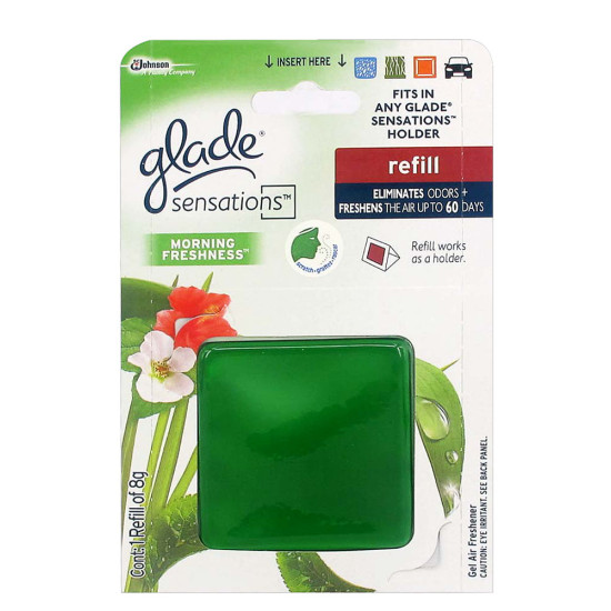 GLADE SENSATION REFILL MORNING FRESHNESS 8G