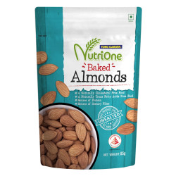 NUTRIONE BAKED ALMONDS 85GM NUTRIONE BAKED ALMONDS 85GM